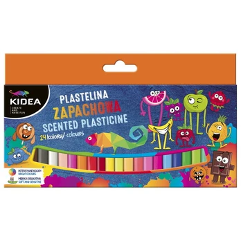 Kvapnus plastelinas Kidea, 24 vnt