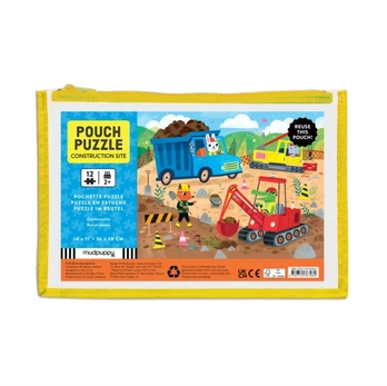 Construction Site 12 Piece Pouch Puzzle