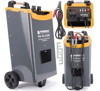 Automobilinis akumuliatorių įkroviklis ir paleidėjas PowerMat 600A