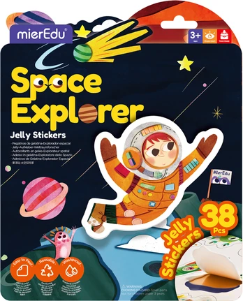 Mieredu - Jelly Stickers - Movable - Space Explorer (ME265)