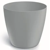 Plastikinis vazonas MATE, šviesiai pilkos sp., 20 x 18 cm