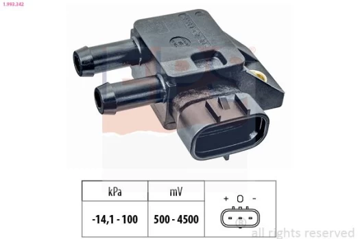 Jutiklis, išmetimo slėgis EPS 1.993.342