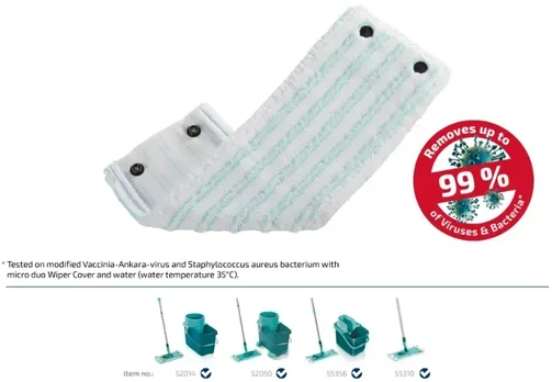 LEIFHEIT Replacement Mop Pads (2 vnt.) – Clean Twist / Combi M micro duo 33 cm