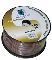 Cabletech Kolonėlių kabelis 2x0.75mm 1m kaina