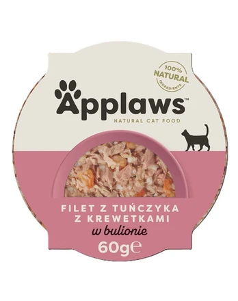 APPLAWS Katėms tunas su krevetėmis 60g