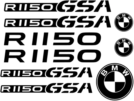 BMW r 1150gsa motociklo lipdukai