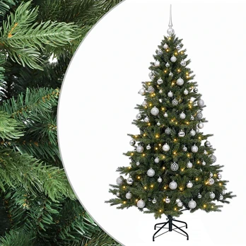 Dirbtinė kalėdinė eglutė su rutuliuku 180 cm 300 LED