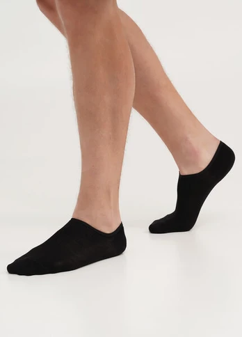 Vyrų nematomos trumpos kojinės MS0 CLASSIC Giulia, spalva black