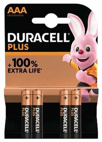 Duracell Batterie Plus -AAA (MN2400/LR03) BOOST K4 4St.