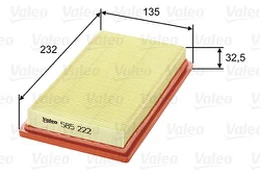Oro filtras VALEO 585222 kaina