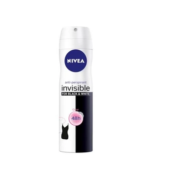 Nivea Invisible For Juodas And Baltas Clear Purškiklis 200ml