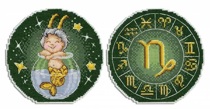 Zodiac signs. Capricorn. SR-704
