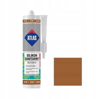 Silikonas Atlas 280 ml, spalva 210 Kakava