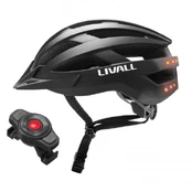 Bluetooth MTB Bike Helmet 58-62cm LED/SOS/Intercom black kaina
