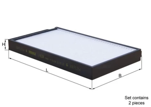 Filtras, salono oras KNECHT LA 634/S