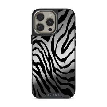 Imperial - iPhone 16 Pro Max Case, Elite Mirror Dark (MagSafe) / Silver