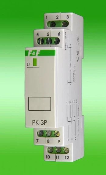 F&F Elektromagnetinė relė 230V 3x8A – PK3P230