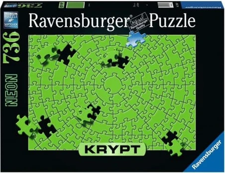 Ravensburger Polska Puzzles 736 elements Krypt Neon Green