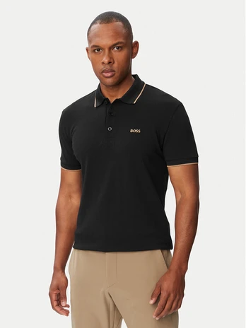 BOSS Polo marškinėliai Paddy 50469055 Pilka Regular Fit