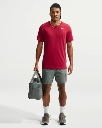 Nike Marškinėliai Vyrams Nk Df Tee Dfc Crew Solid Raudona AR6029 608