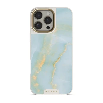 Sea Salt - iPhone 16 Pro Max Case, Elite Light (MagSafe) / Gold