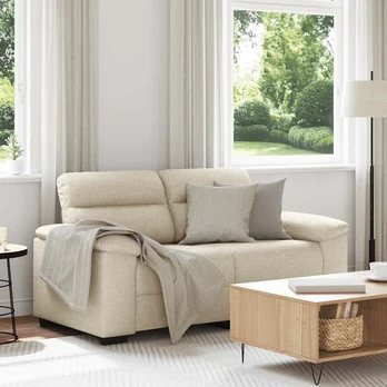 Dvivietė sofa, 160x81x84 cm, linas
