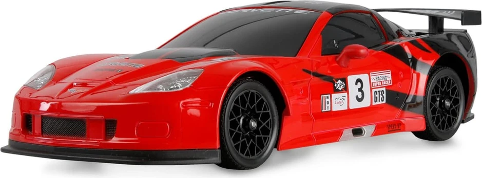Amewi RC Drift Lizenz Corvette raudona