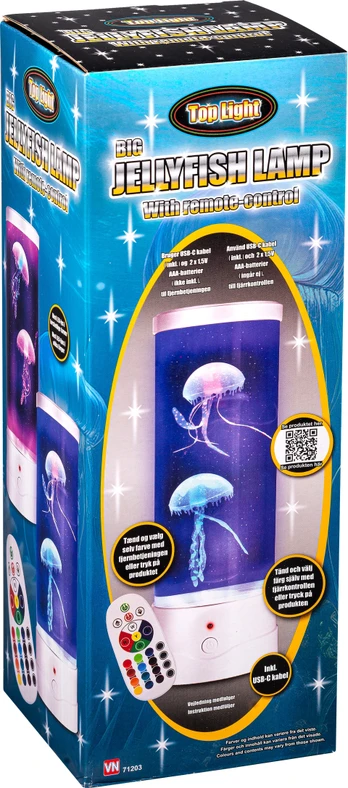 Top-Light Top Light - LED Jellyfish Lamp with Remote, 28.5 cm (71203)