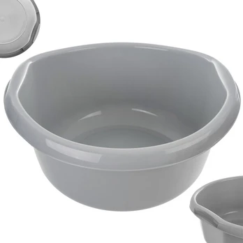 Plastikinis dubuo skalbiniams 10L, indas kriaukle su rankenomis 35 cm