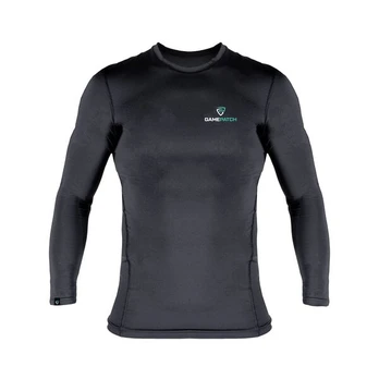 Kompresiniai marškinėliai Gamepatch Long Sleeves, juodi