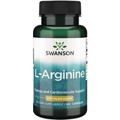 L-argininas SWANSON, 500 mg, 100 kapsulių kaina
