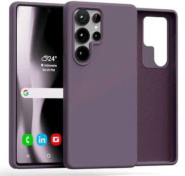 Dėklas Mercury Silicone Sam S25 Ultra S938 violetinė /violetinė