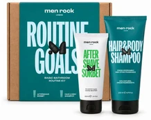 MenRock Men Rock ROUTINE GOALS Basic Grooming Routine Kit Plaukų ir odos priežiūros priemonių rinkinys vyrams, 1vnt kaina