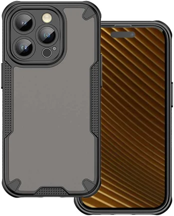 Dėklas Telforceone Defender Matt case for iPhone 17 Air 6,6' juodas