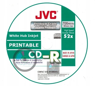 OWC Jvc Cd-r Premium Grade Printable 1 vnt. Japan, vokelis Cd