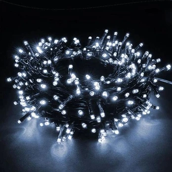 LED Christmas string 50m, white, 31V, IP44, 400LED