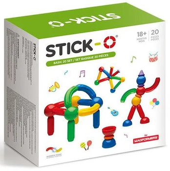 Magformers Magnetiniai blokeliai Stick-O Basic 20 elementų (005-901002)