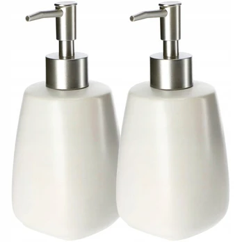 Skystas gelio muilo dozatorius baltas 2 x 400ml
