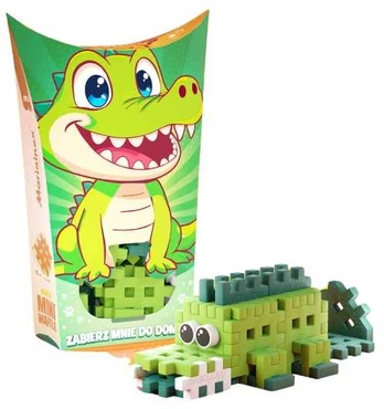 Marioinex *****Klocki waffle mini PocketPets Krokodyl 06910