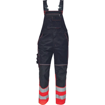 Darbinis puskombinezonis vyrams Cerva Knoxfield HV DW275, antracito/raudona, 64 dydis
