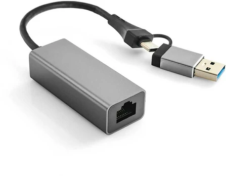 Spacetronik Adapteris USB na gniazdo RJ45 1000Mbps SPU-A16