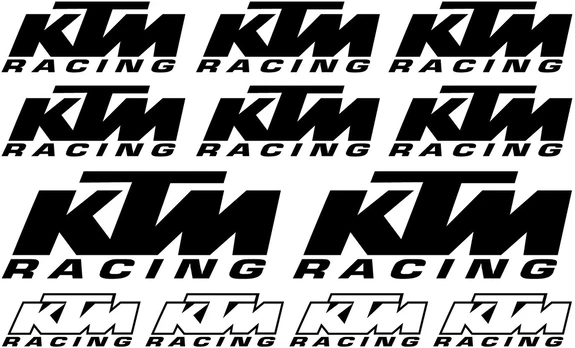 KTM lenktyniniai motociklo lipdukai – TR-486