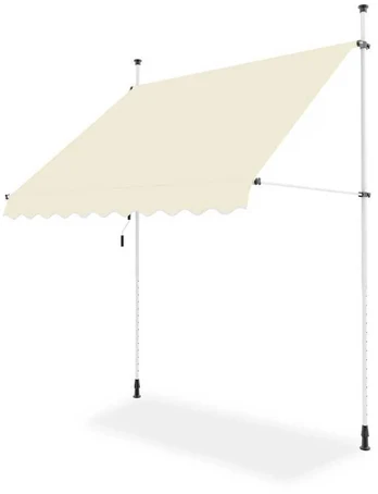 Balkono markizė EASY, 350x130 cm, rusvai gelsvas