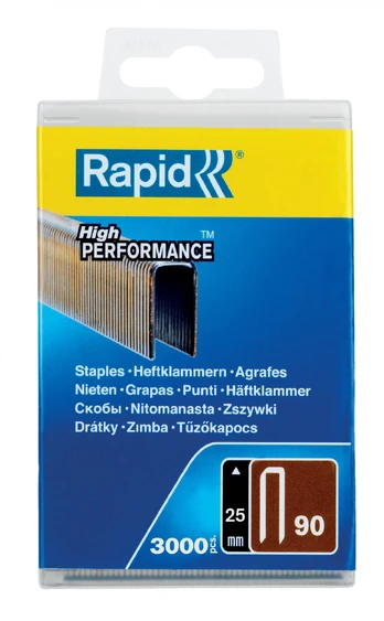 Kabės „Rapid" 606/18, 3600 vnt. plast.p.