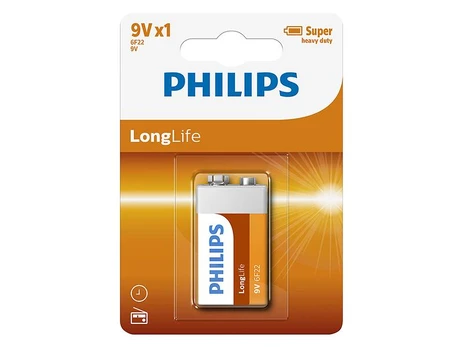 Baterija PHILIPS 6F22 9V Longlife