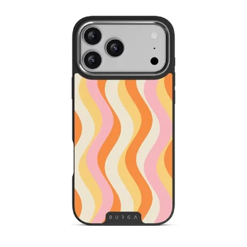 Flower Power - iPhone 17 Pro Max Case, Elite Dark (MagSafe) / Silver