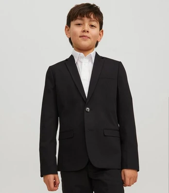 Jack & Jones švarkas vaikams, juodas