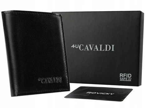 4U Cavaldi Vyriška odinė piniginė 0720-P-BS