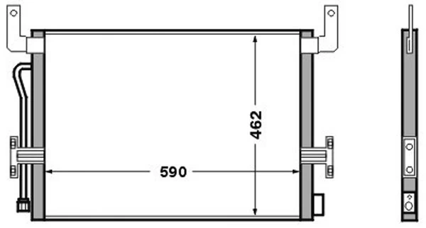 Kondicionieriaus radiatorius AC 524 000S