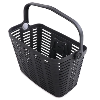 Wozinsky WKR-PK plastikas handlebar bicycle basket - juodas